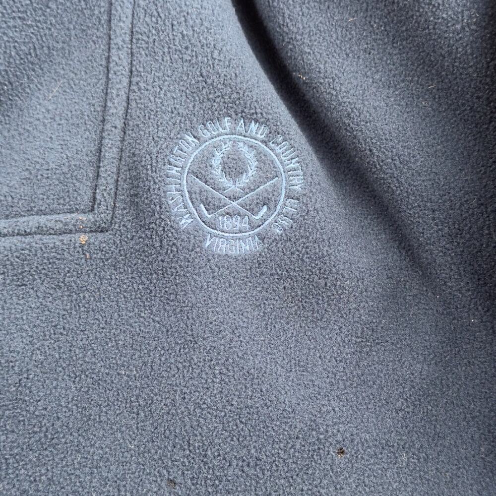 VTG Roche Reversible 1/4 Zip Pullover Washington Golf CC Virginia XL USA *READ* - Picture 5 of 9